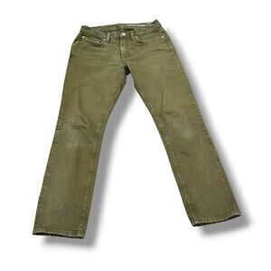 Outerknown Green Drifter Taper Fit Jeans 29x30 100% Organic Cotton